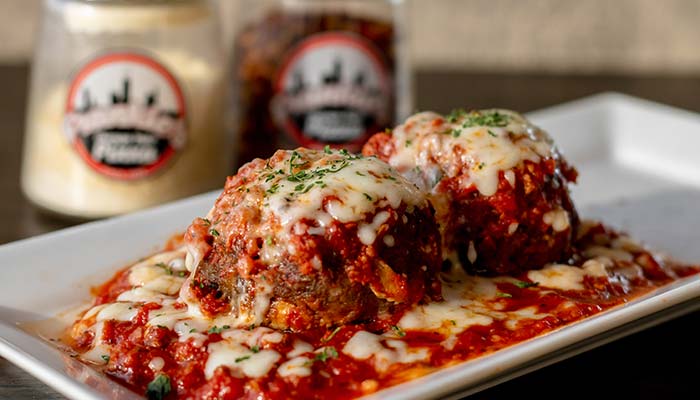 Frankie's Chicago Style Pizza and in Sandwiches Fletcher, MN homemade meatballs